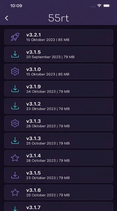Riwayat Versi 55rt untuk Pengguna Android