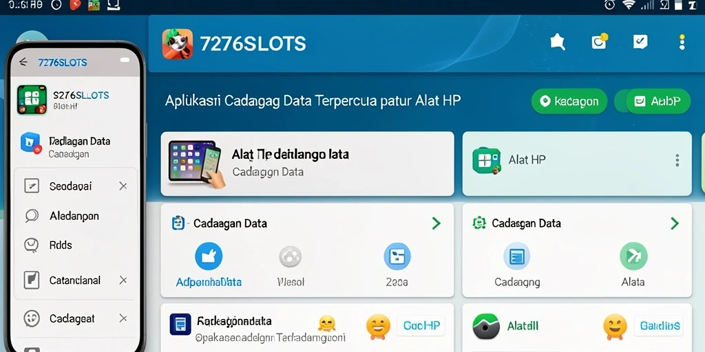 Tampilan antarmuka aplikasi 7276SLOTS yang ramah pengguna dan fungsional.