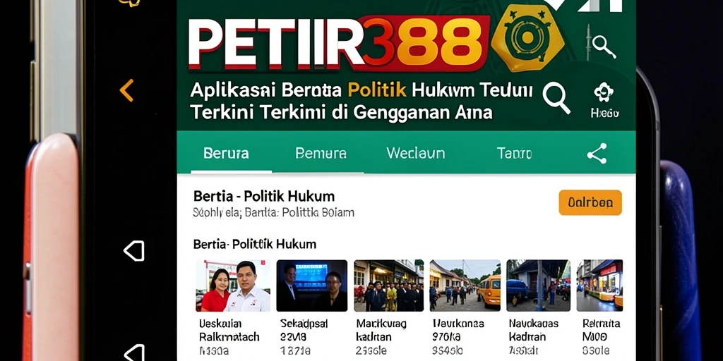 Antarmuka aplikasi PETIR388 yang modern dan informatif.